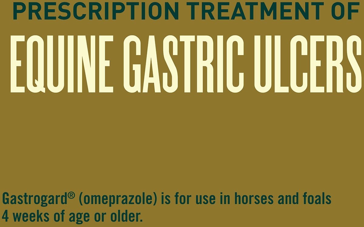 GastroGard (Omeprazole) Gastric Ulcer Oral Paste Horse Treatment， 1 syringe， 2.28 g syringe