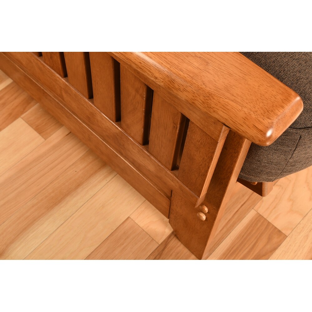 Somette Phoenix Futon Frame in Barbados Finish