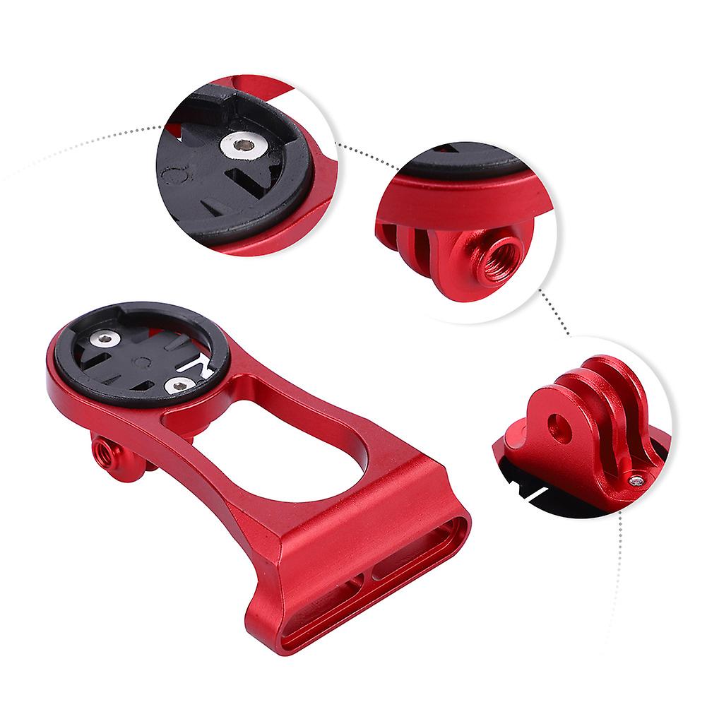 Bicycle Odometer Comupter Aluminium Alloy Extension Mount For Garmin (red)