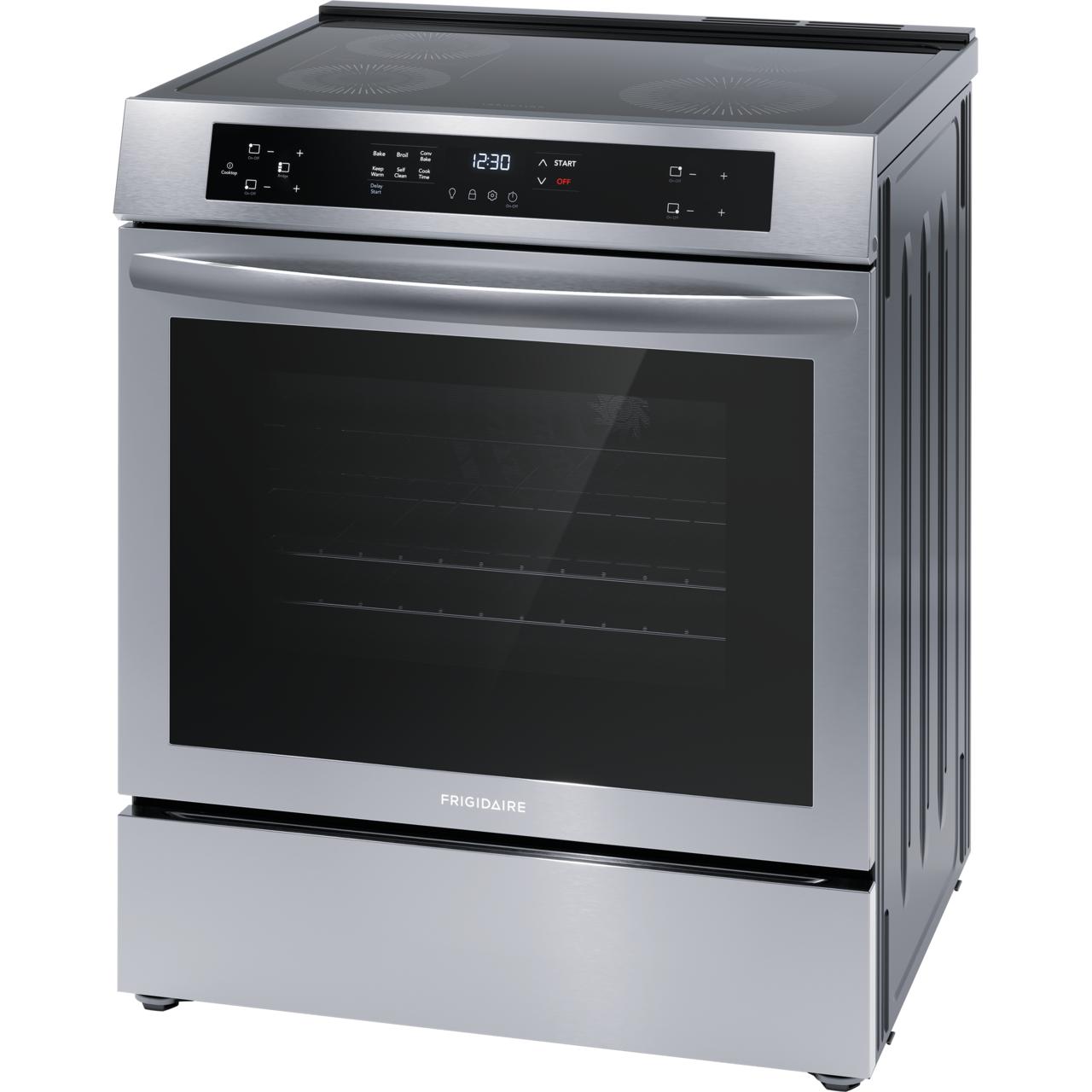 Frigidaire 30-inch Freestanding Induction Range with Convection Technology FCFI308CAS