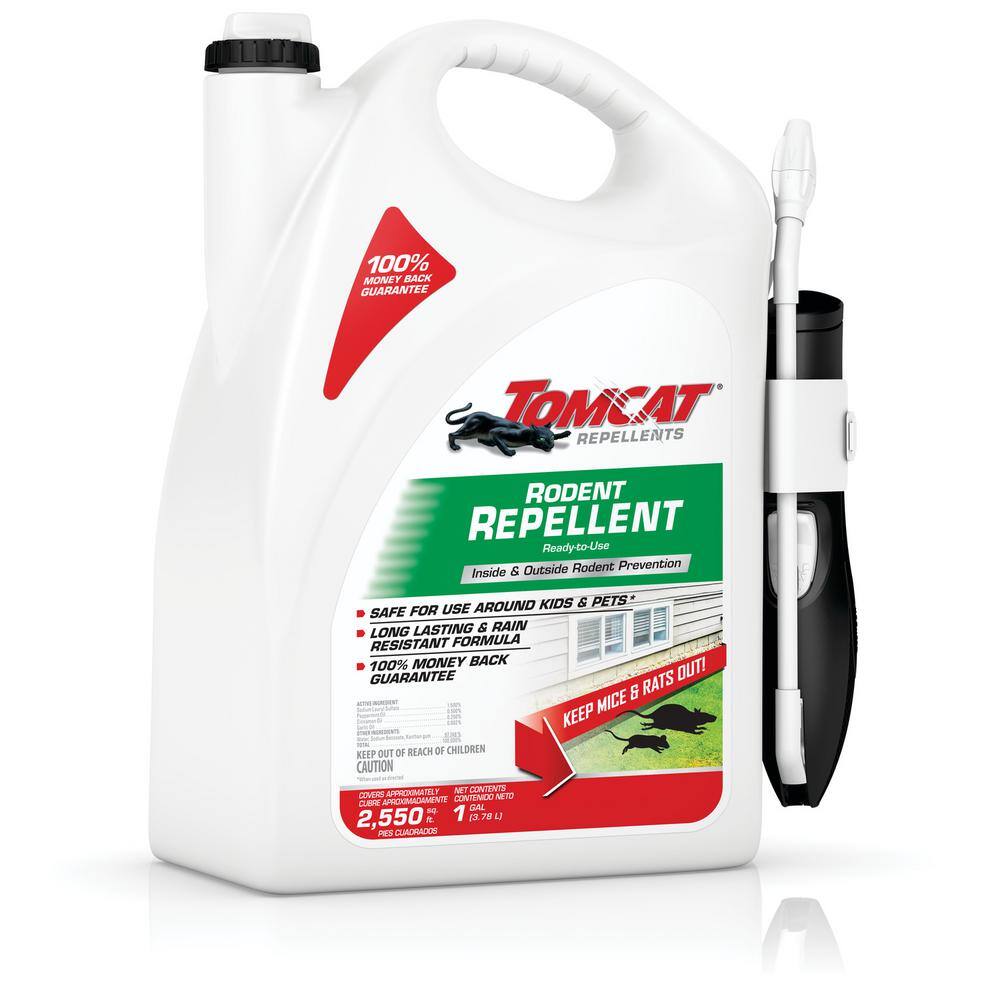 TOMCAT 1 gal. Rodent Repellent for Indoor and Outdoor Mouse and Rat Prevention Ready-To-Use 036820805