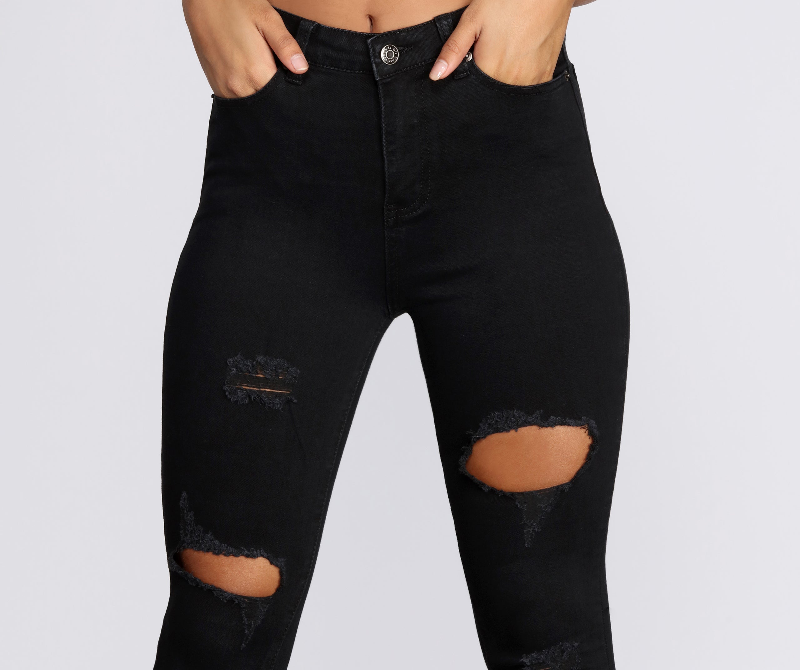 Take Me To The Edge Cropped Jeans