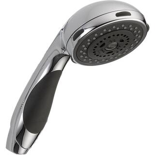 Delta 3-Spray Patterns 2.5 GPM 3.78 in. Wall Mount Handheld Shower Head in Stainless RP48769SS