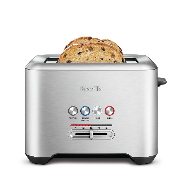 Breville A Bit More 2 Slice Stainless Steel Toaster