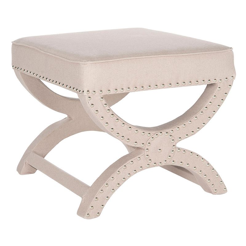 Safavieh Mystic Nailhead Ottoman