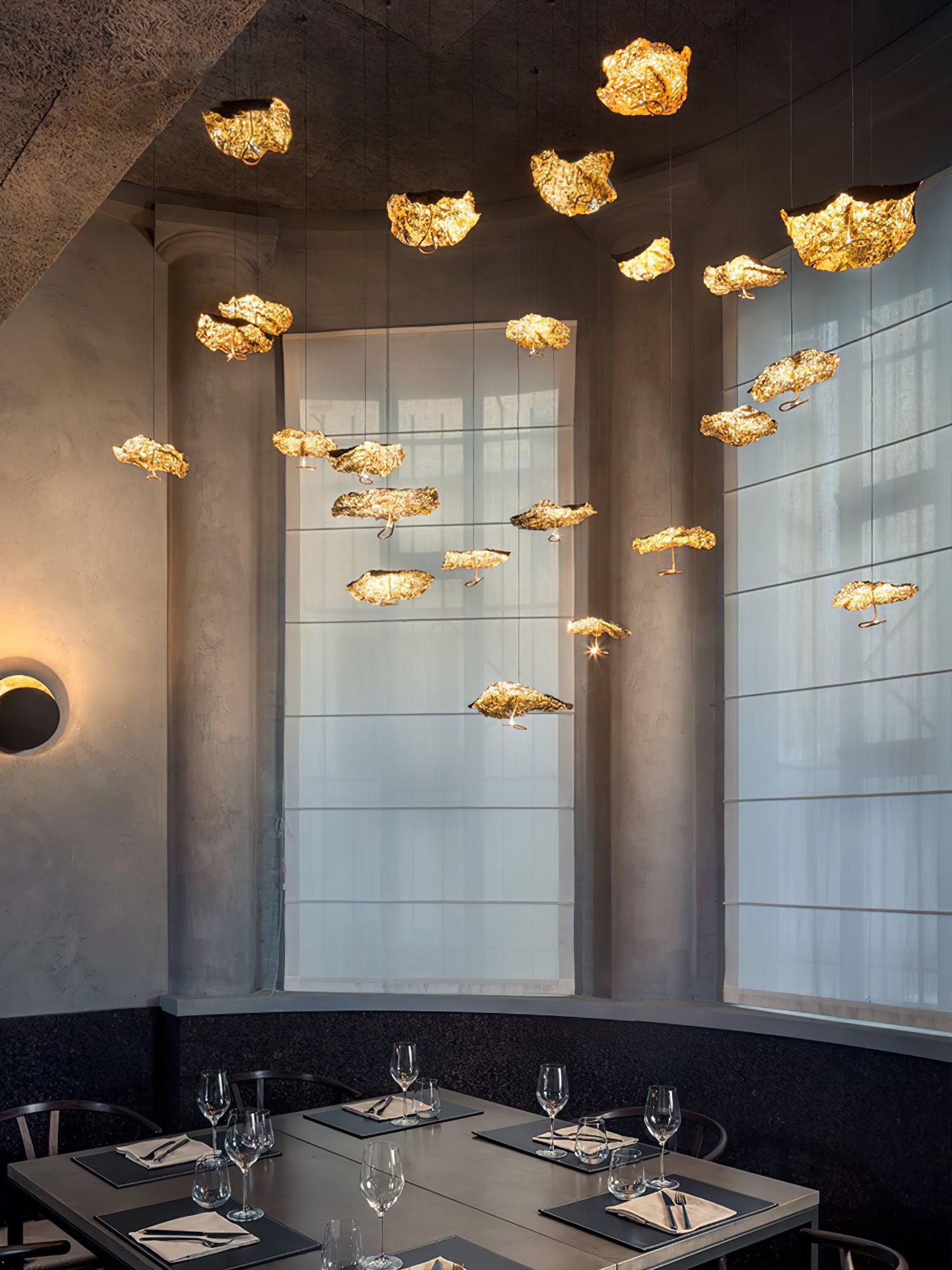 Brass Aviary Constellation Chandelier