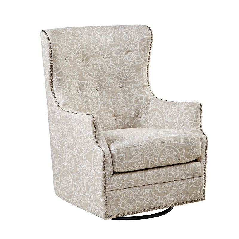 Madison Park Rey Glider Swivel Accent Chair