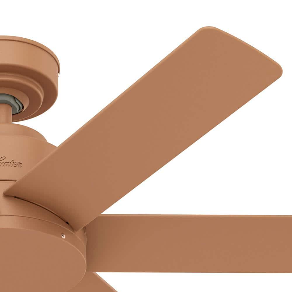 Hunter Kennicott 44 in Outdoor Terracotta Ceiling Fan with Wall Control