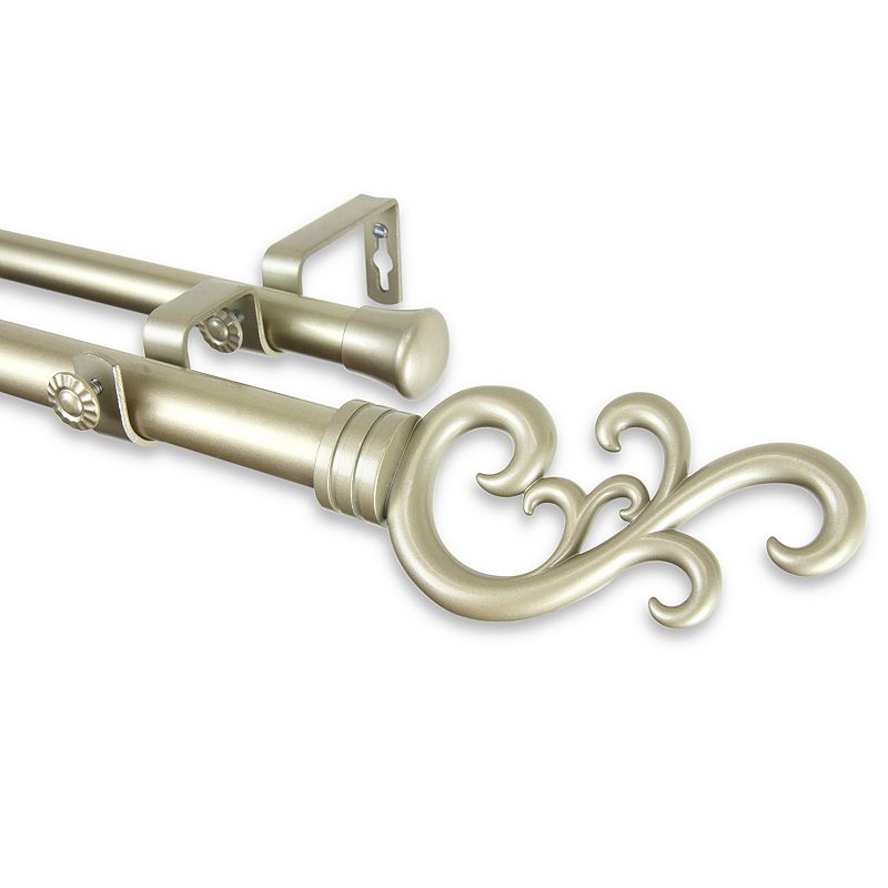 Rod Desyne 1 Madeline Double Curtain Rod