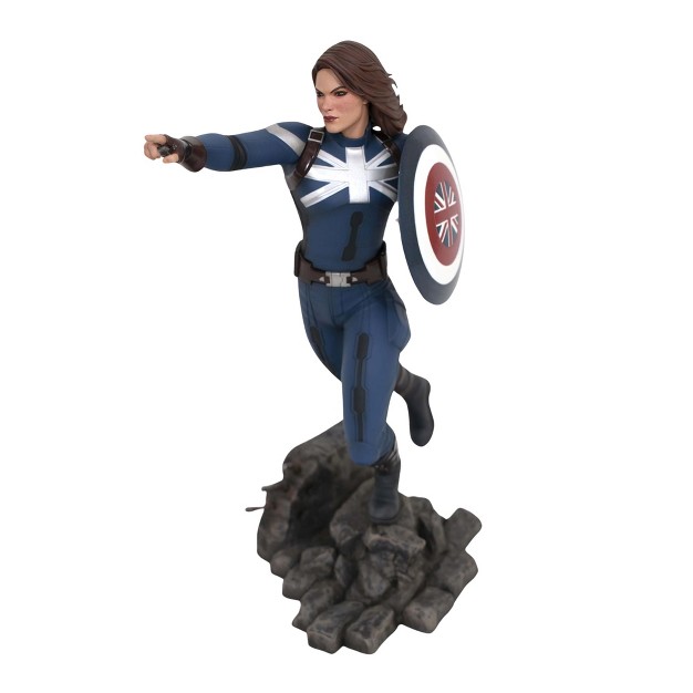 Diamond Select Marvel Gallery Captain Carter 10 Inch Pvc Statue