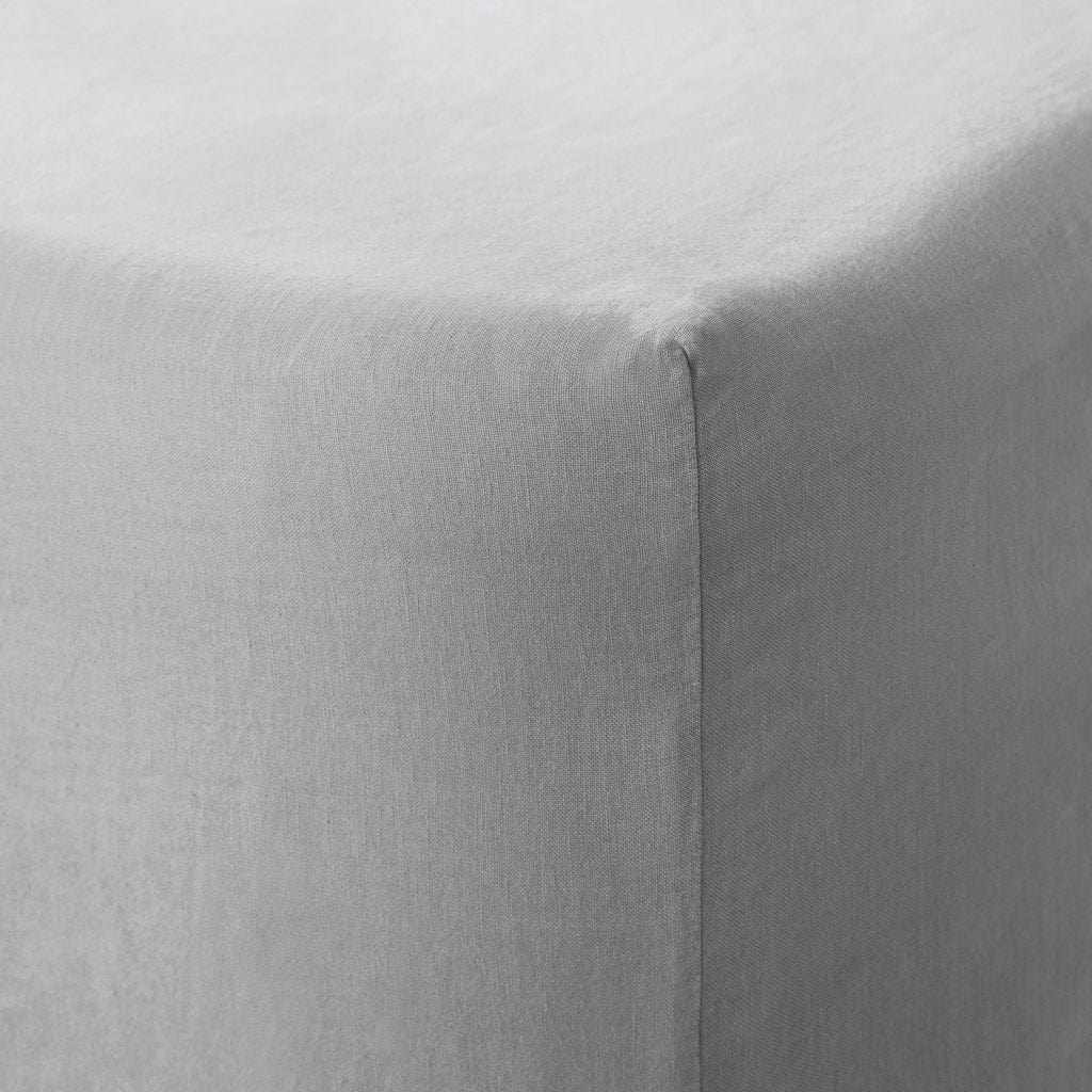 Stonewashed Linen Fitted Sheet