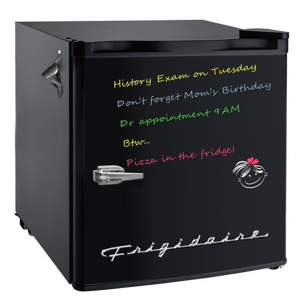 1.6 Cu. ft. Retro Dry Erase Compact Refrigerator with Side Bottle Opener