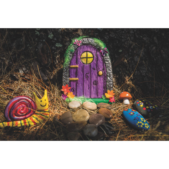 Color Me Ceramic Bisque Fairy Door