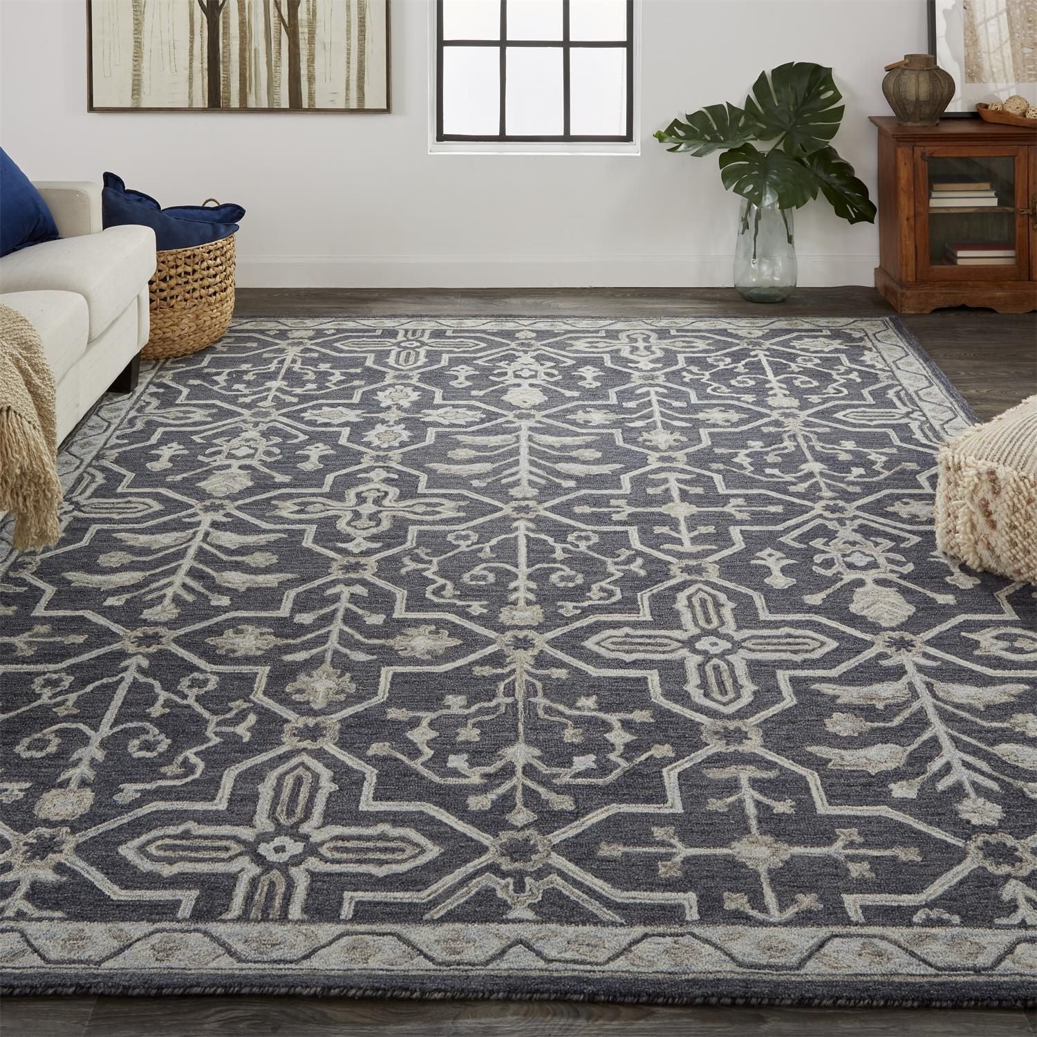 Faris Hand Tufted Odyssey Gray Rug by BD Fine