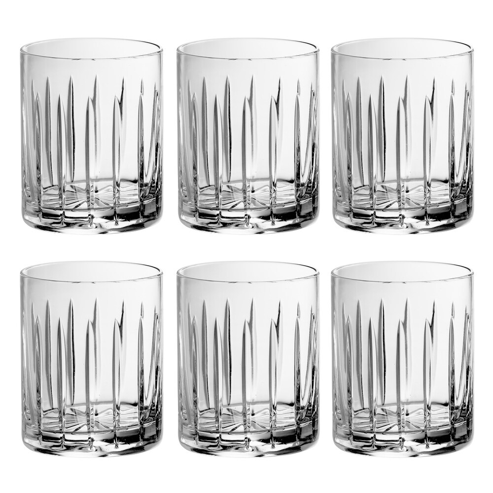 Majestic Gifts Inc. Crystal Double Old Fashioned Tumblers   14 oz.  Set of 6