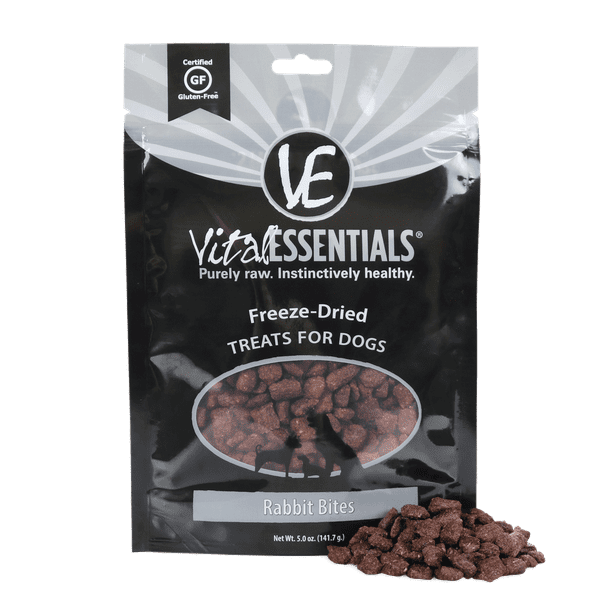 Vital Essentials Family Rabbit Bites Freeze Dried Dog Treats