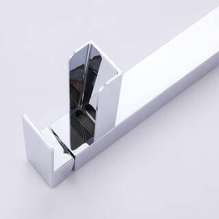 Tahanbath Single Handle Single Hole Waterfall Square Bathroom Vessel Faucet in Polished Chrome X-XY-1336-22C-US