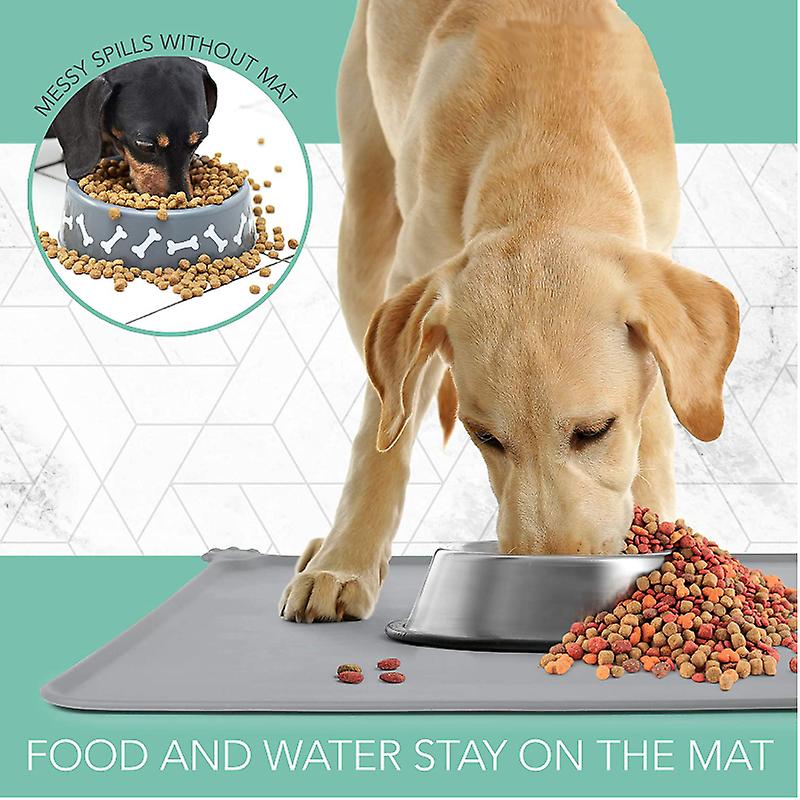 Waterproof Silicone Pet Feeding Mat For Dogs And Cats