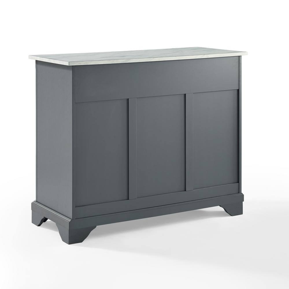 CROSLEY FURNITURE Avery Grey Kitchen Island KF30043BGY