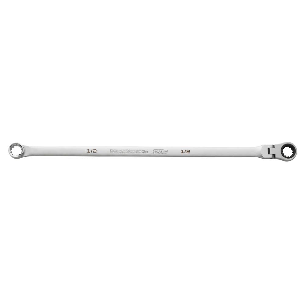 120XP Flex GearBox Ratcheting Wrench， Universal Spline XL， 5/16 In.