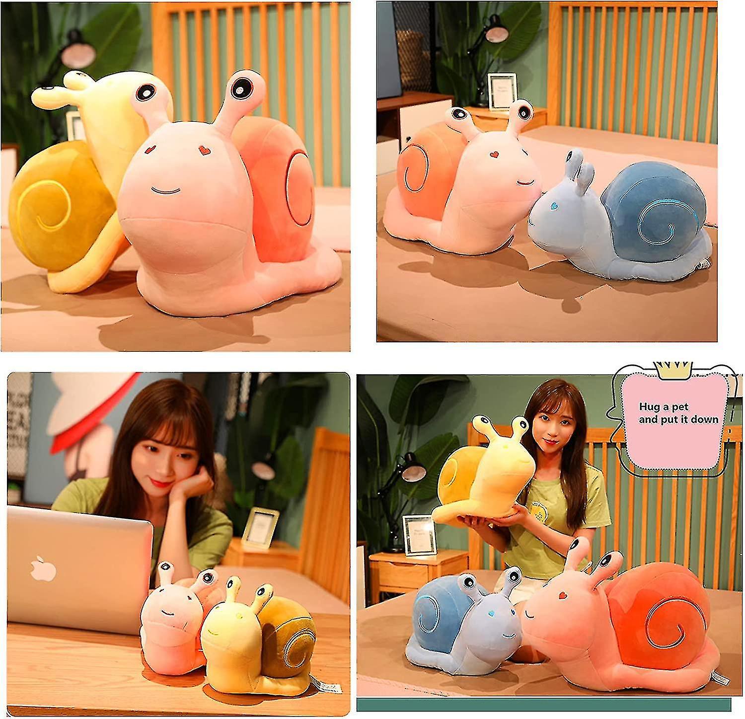 7.9snail Plush Toy， Snail Stuffed Animal Plush Doll Soft Pillow For Kids (c)