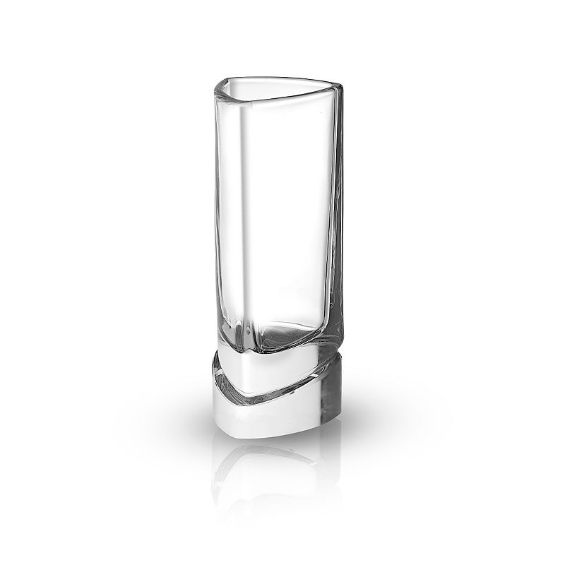 JoyJolt Aqua Vitae 2-pc. Triangle Off Base Shot Glass Set