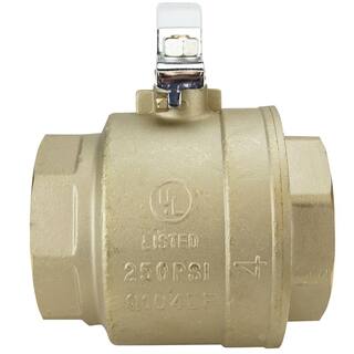 Apollo 4 in. Lead Free Brass FNPT x FNPT Full-Port Ball Valve 94ALF10A01A