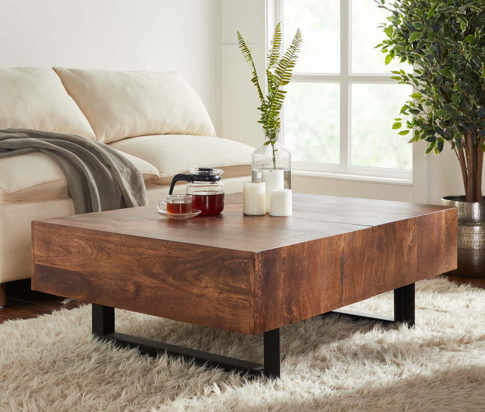 Glide Coffee Table   Industrial   Coffee Tables   by Oak Idea Corporation  Houzz