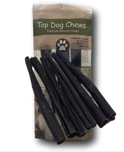 Top Dog Chews Collagen Sticks Natural Dog Treats， 12-in， case of 6