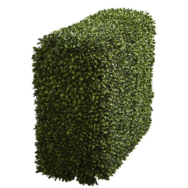 Nearly Natural 41-in Boxwood Artificial Hedge (indoor/outdoor)