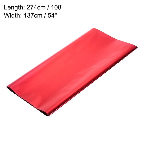 2 Pack Disposable Plastic Tablecloths 54x108