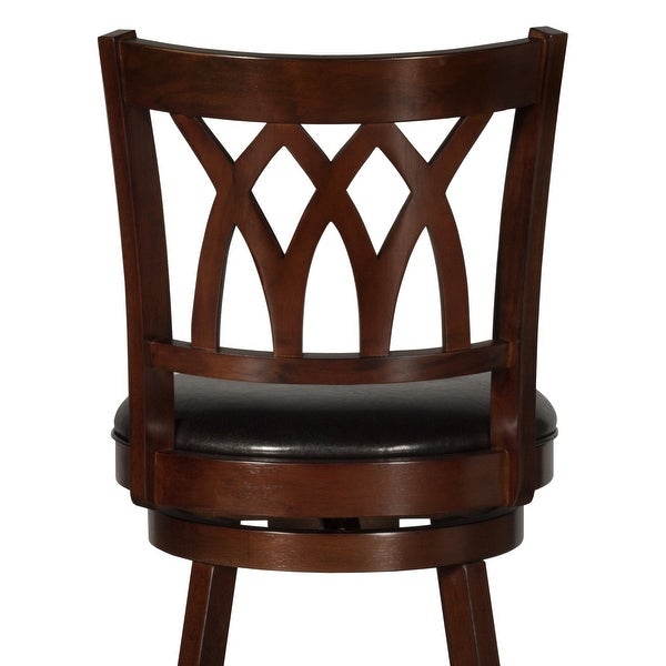 Hillsdale Furniture Tateswood Wood Swivel Stool， Cherry