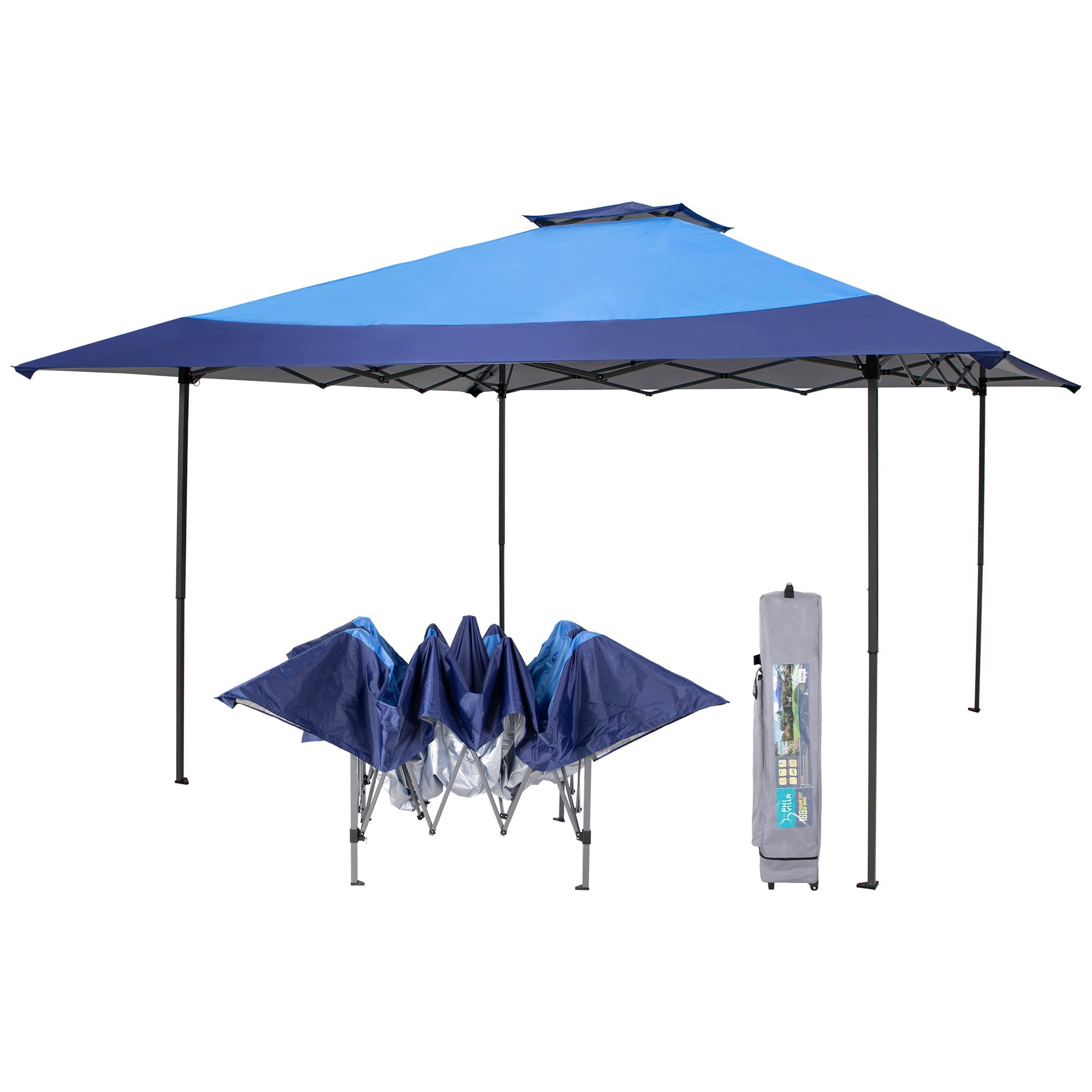 Sophia & William 13' x 13' Pop-up Canopy Tent Patio Gazebo Shelter with Wheeled Bag