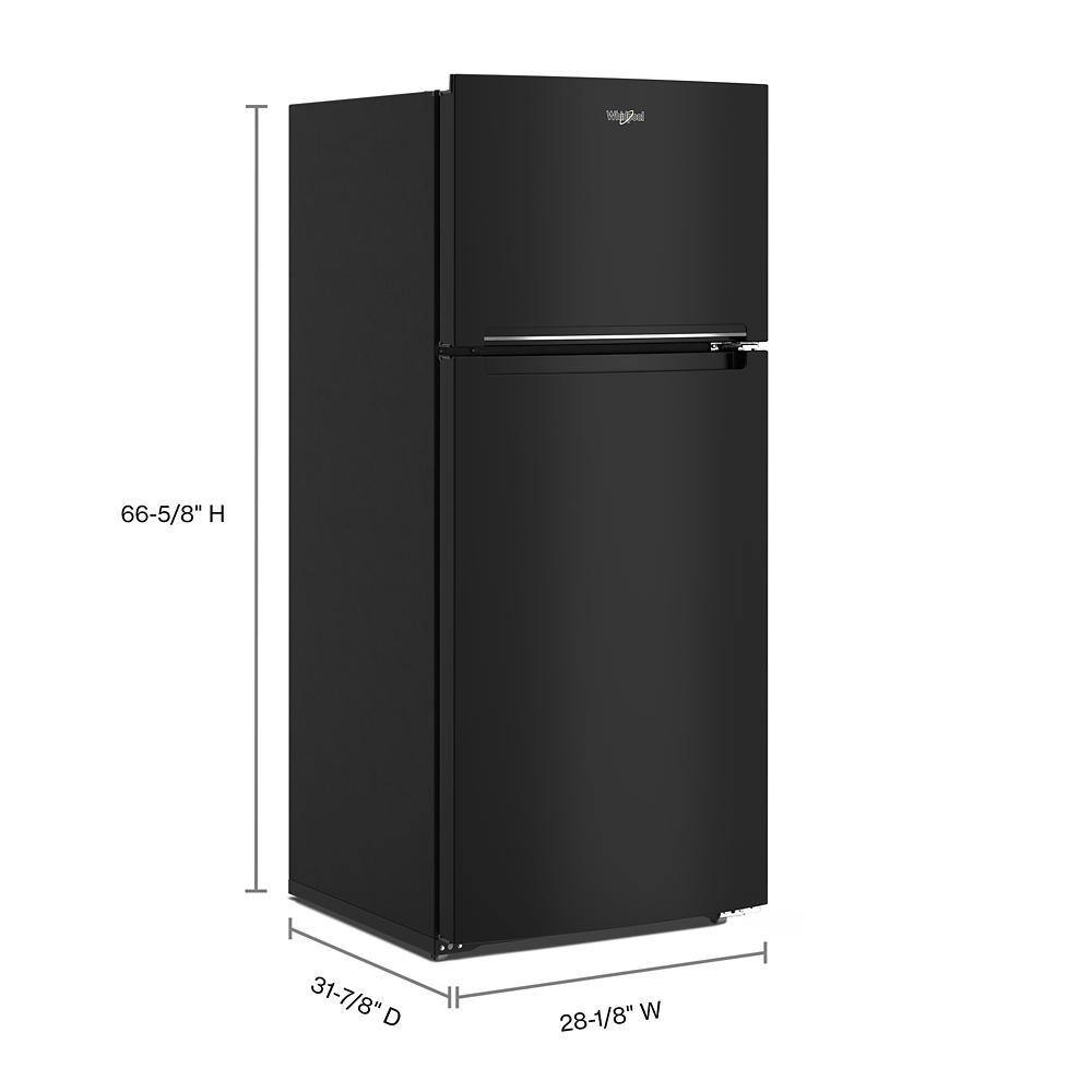 Whirlpool 16.6 cu. ft. Built-In Top Freezer Refrigerator in Black WRTX5028PB