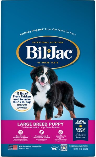 Bil-Jac Large Breed Puppy Chicken Recipe Dry Dog Food