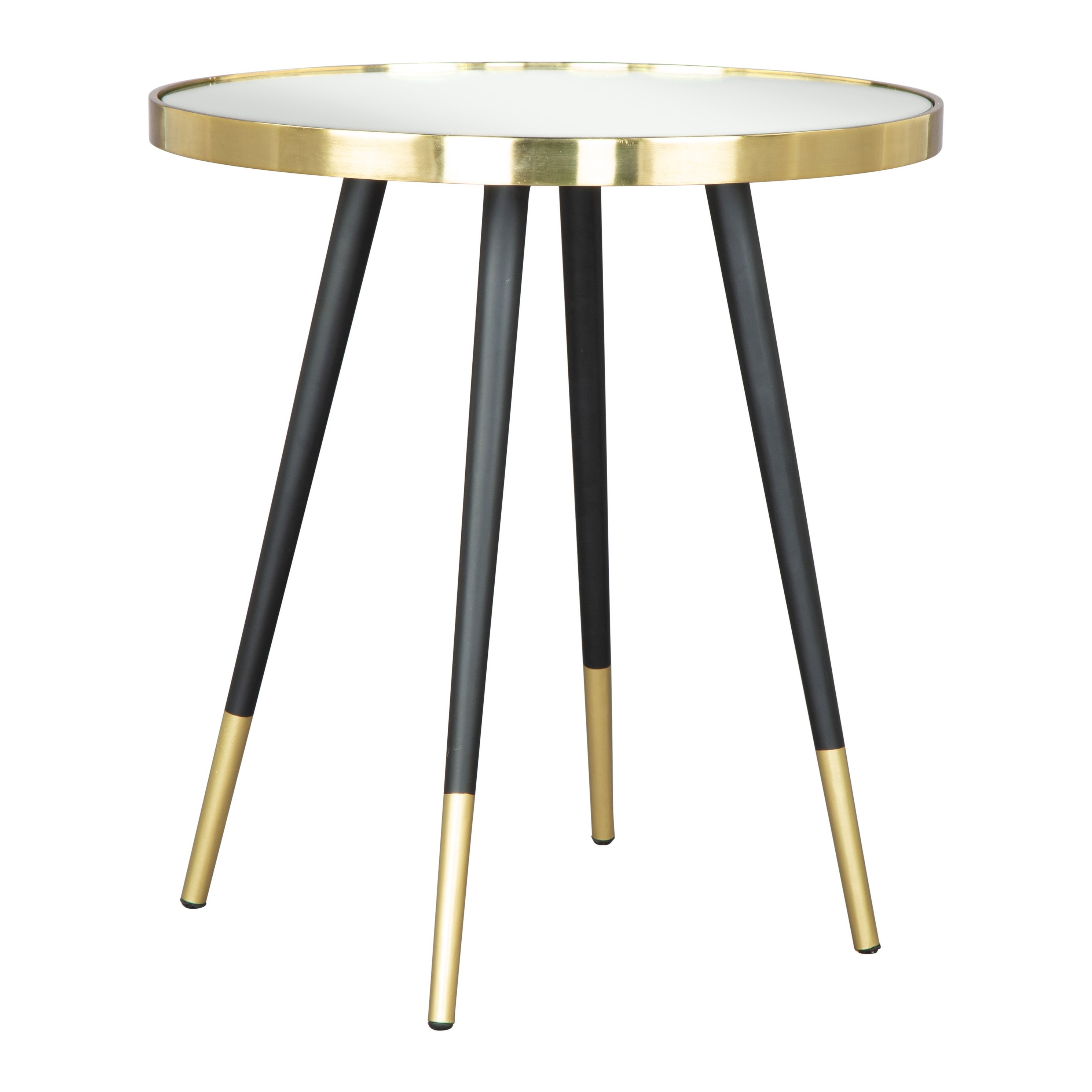 Particle Side Table Black and Gold - 17.9