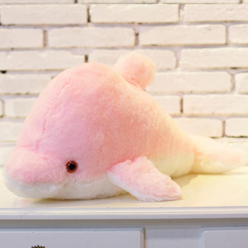 Led Colorful Dolphin Plush Toy Christmas Gift