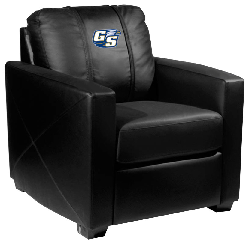 Georgia Southern University GS Stationary Club Chair Commercial Grade Fabric   Contemporary   Armchairs And Accent Chairs   by DreamSeats LLC  Houzz