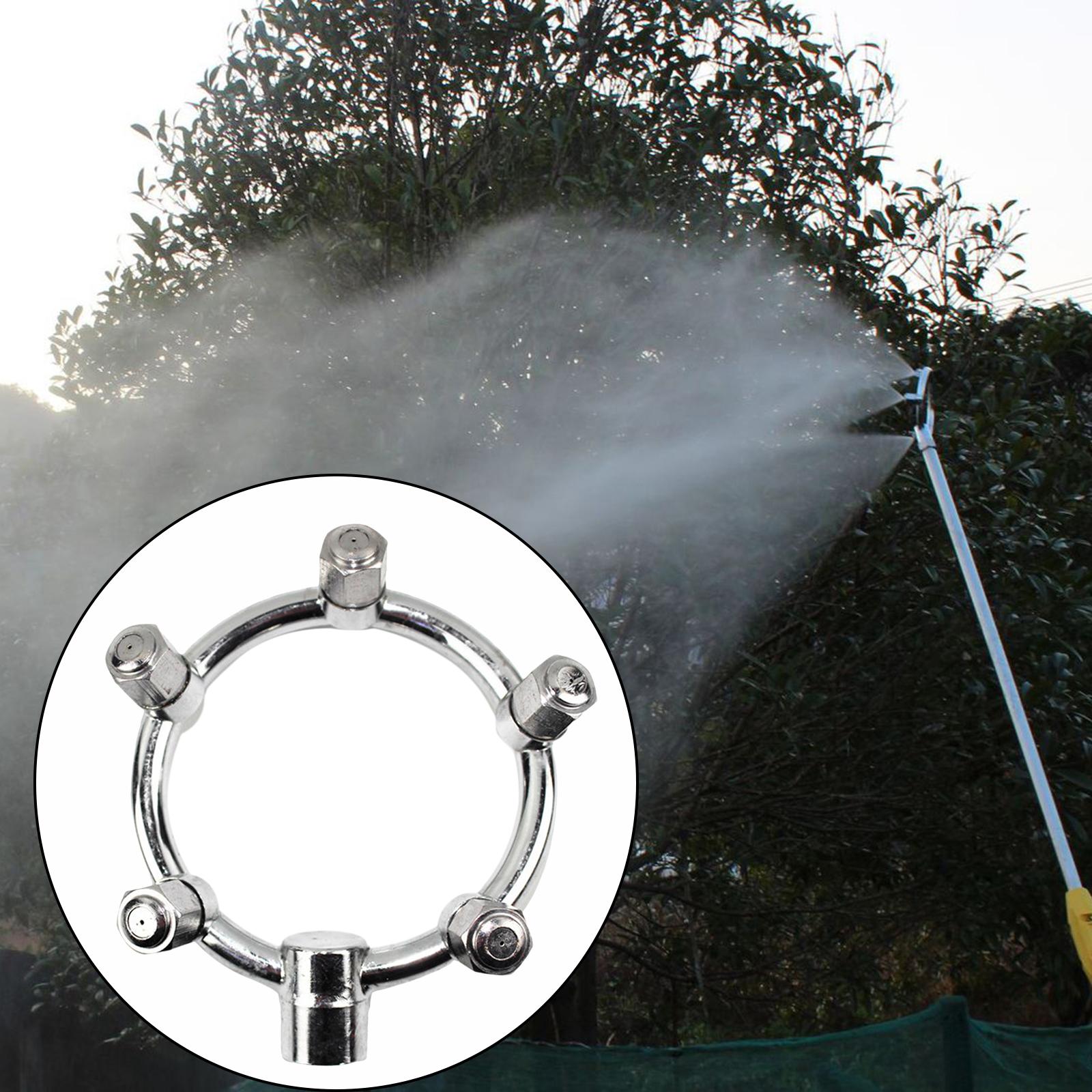 Misting Cooling System Agricultural Mister Head for Patio Greenhouse Misting Watering Distribution System Dust Removal