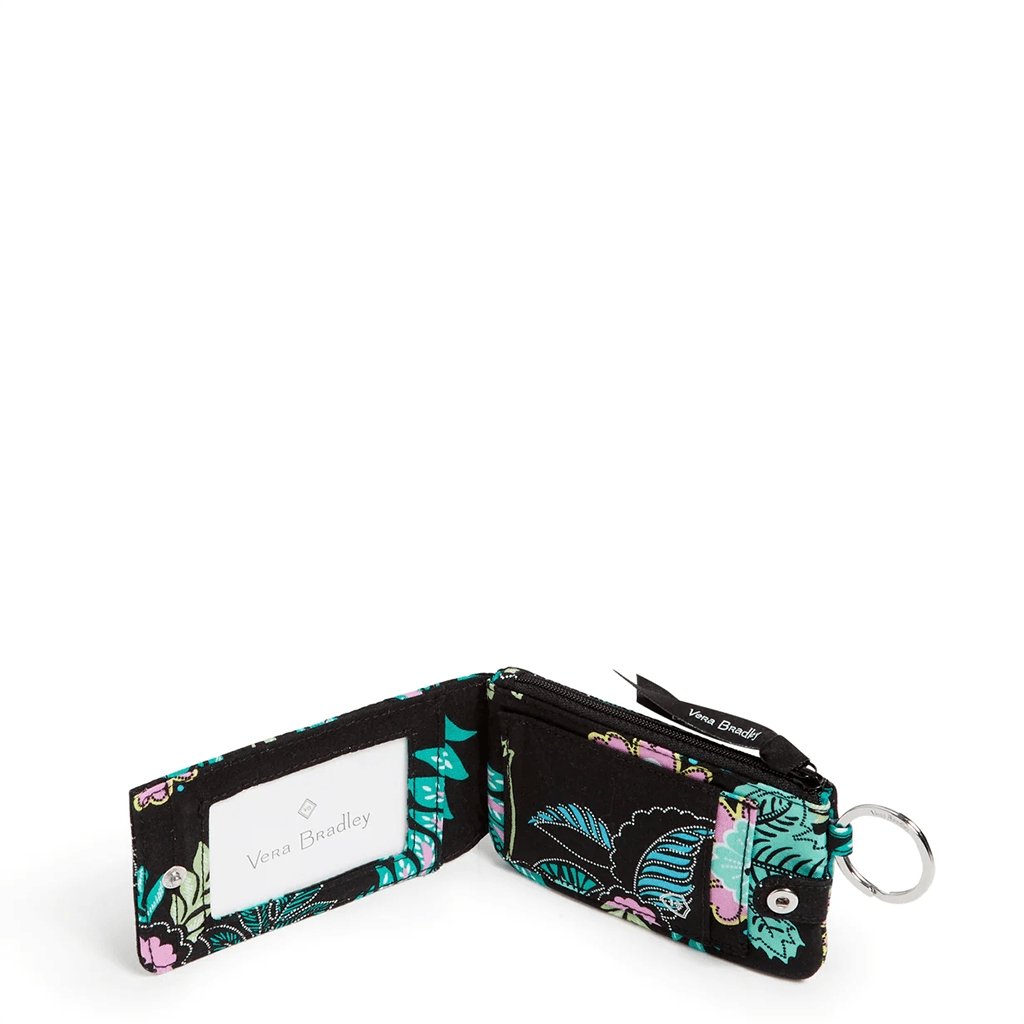 Vera Bradley  RFID Deluxe Zip ID Case in Island Garden