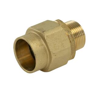 HOME-FLEX 34 in. CSST x 34 in. MIPT Brass Male Adapter 11-436-007