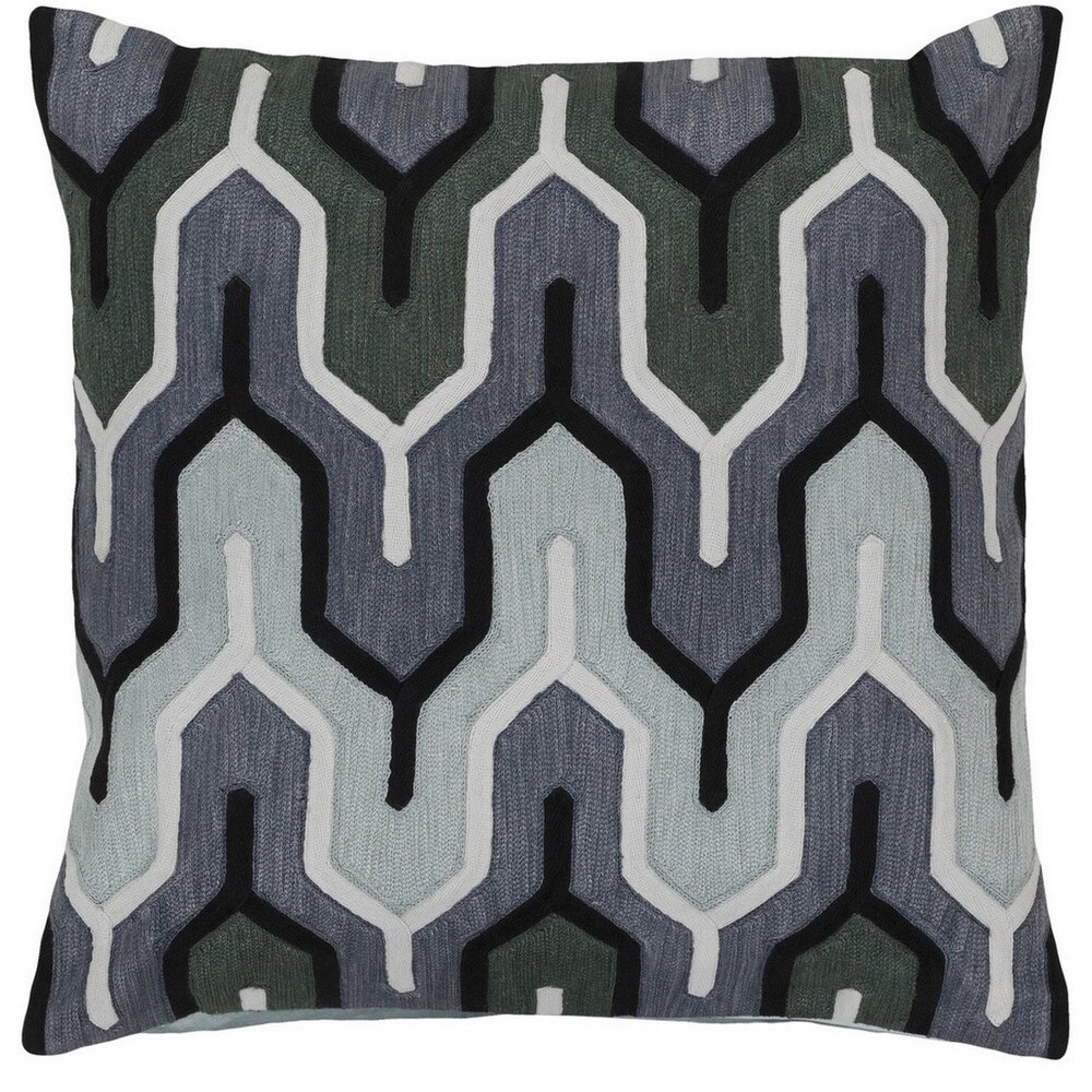 Decorative Peterlee 20 inch Geometric Pillow Cover