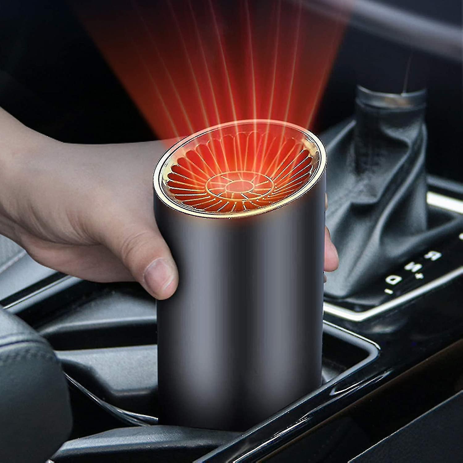 2 In 1 Portable Car Heater And Cooler， Triomphe 12v 150w Fast Heater， Defroster And Defroster For Fr