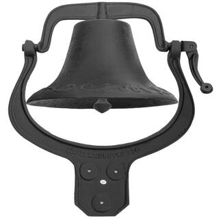 XtremepowerUS Black Large Antique Cast Iron Farmhouse Dinner Bell 90000-XPH1