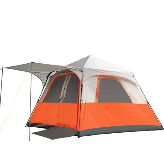 Woqi folding easy carry living resort tent big size hiking geodesic dome tent uv resistant