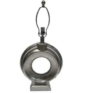 30 H in. Big Circle Resin 1 Light Lamp Base MPN SR495