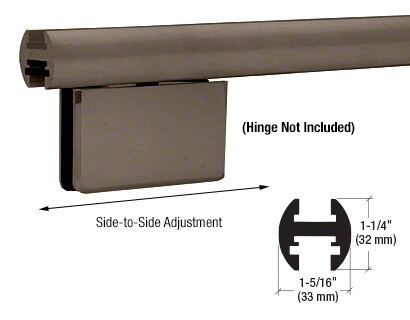 CRL 95 EZ Adjust Shower Door Header Kit