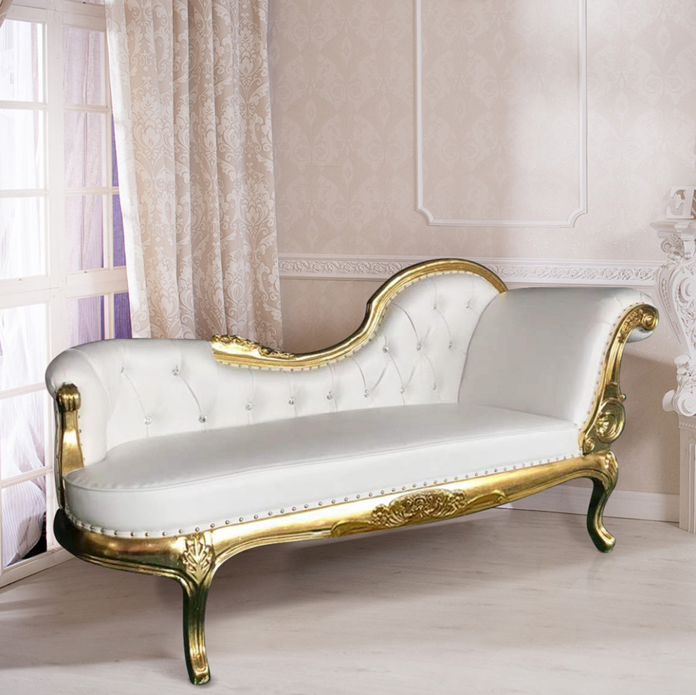 Kyrie King Chaise Lounge Right   Victorian   Indoor Chaise Lounge Chairs   by Infinity Furniture  Houzz