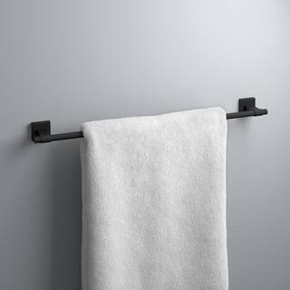 Franklin Brass Maxted 24 in. Towel Bar in Matte Black MAX24-MB-R