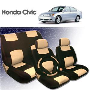 1997 1998 1999 2000 Honda Civic Synthetic Leather Seat Cover Set ALL FEES INCLUDED!